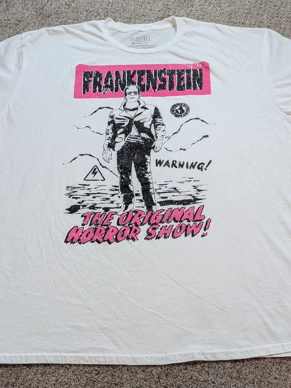 Universal Monsters Frankenstein Graphic T Shirt XXL Horror